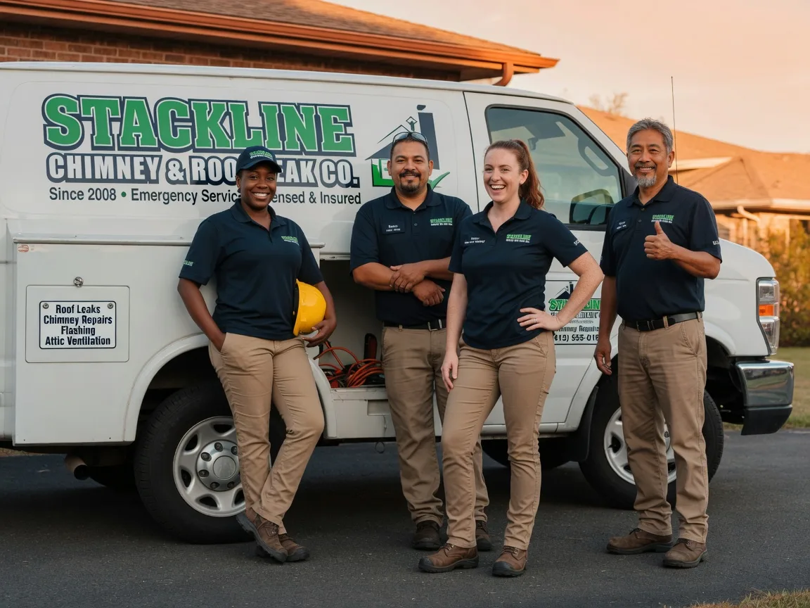 Chimney flashing repair company in Runnells, IA